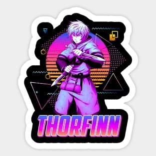 Thorfinn Karlsefni Style Retro Art Sticker